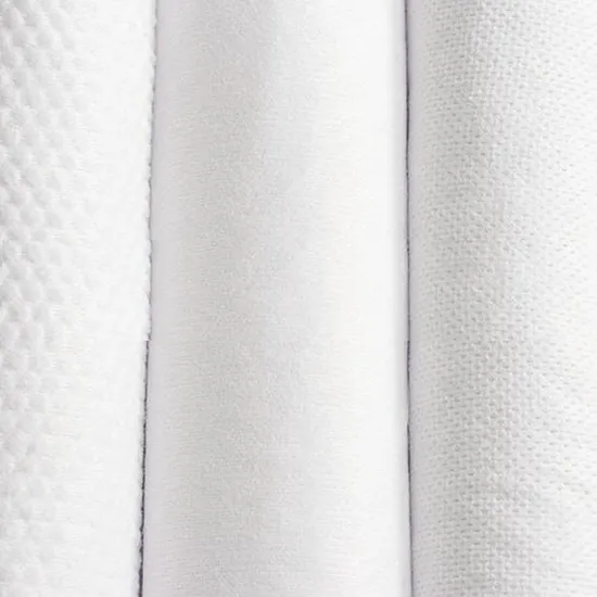 Personalizado 100% poliéster o viscosa Pes/PA Spunlace filtro químico tejido elástico no tejido entretela para prendas de vestir/embalaje/textiles para el hogar