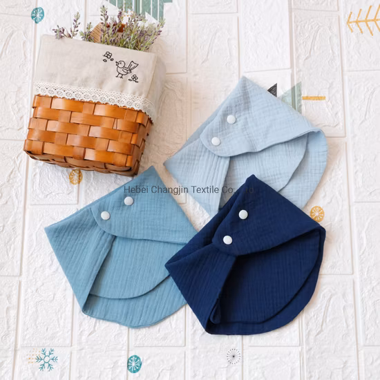 Fábrica de China, muselina personalizada para bebé, tela de gasa crepé triturada, tela de algodón puro, tela para camisa, mantas para niños